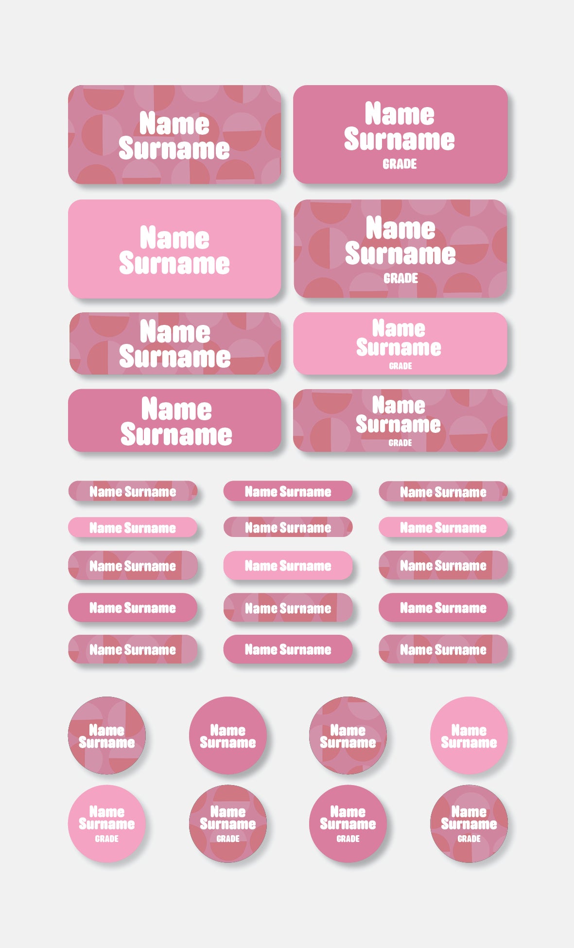 School Labels Classic Pack | Polka Pop - Studio Era