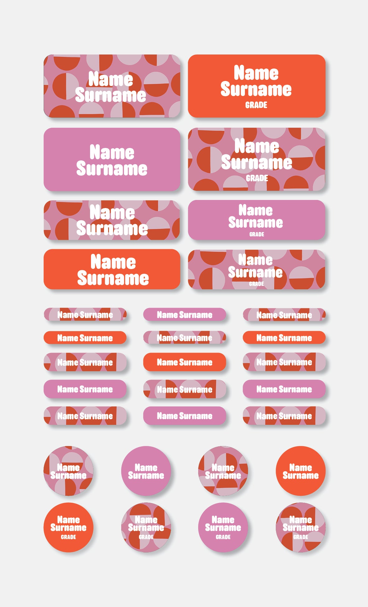 School Labels Classic Pack | Polka Pop - Studio Era
