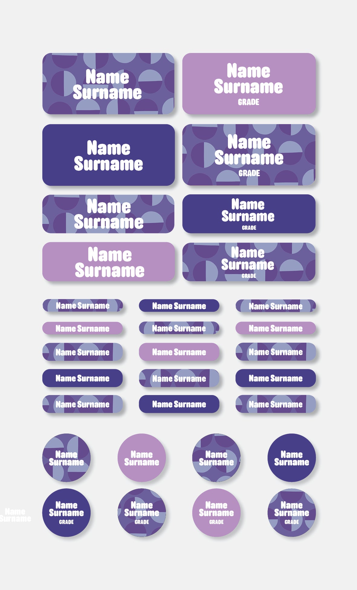 School Labels Classic Pack | Polka Pop - Studio Era