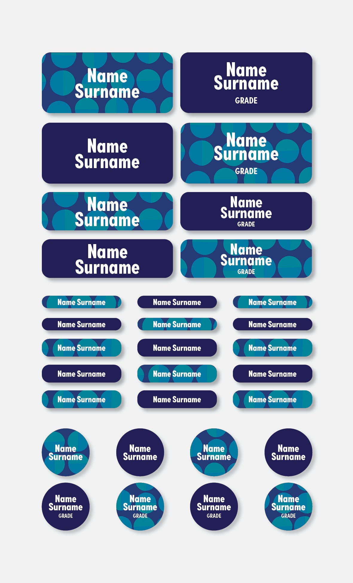 School Labels Classic Pack | Polka Pop - Studio Era
