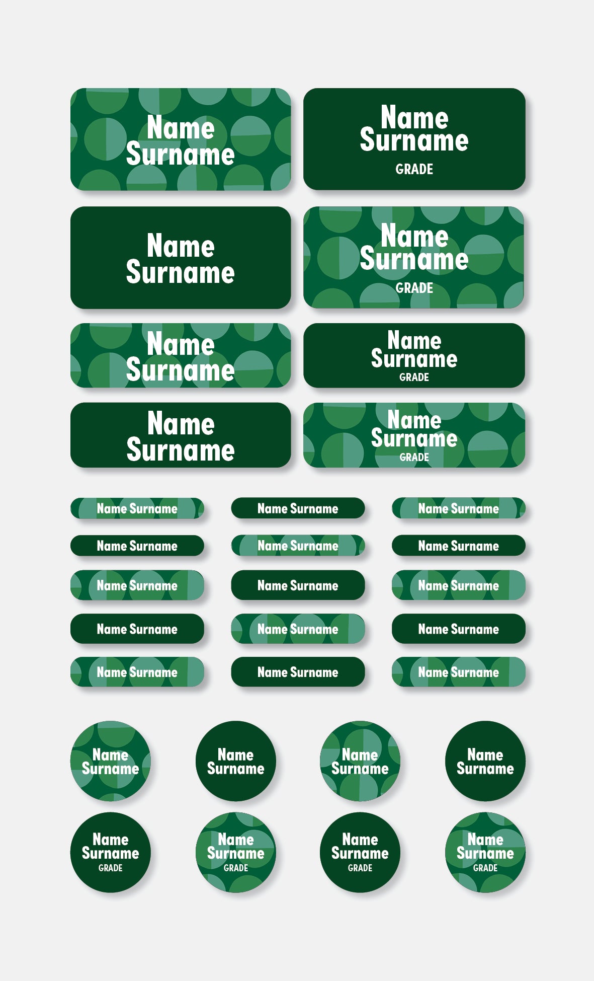 School Labels Classic Pack | Polka Pop - Studio Era