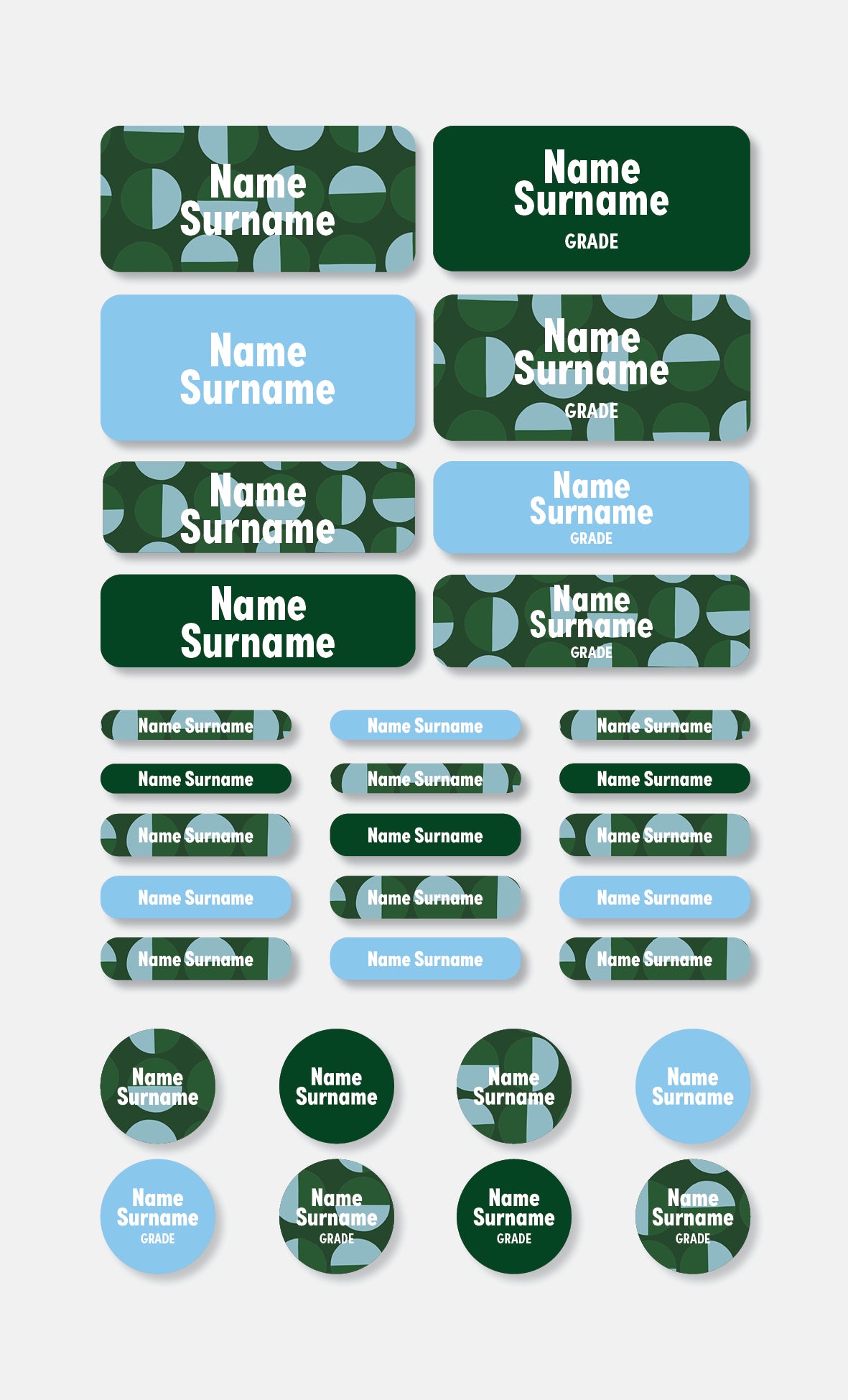 School Labels Classic Pack | Polka Pop - Studio Era