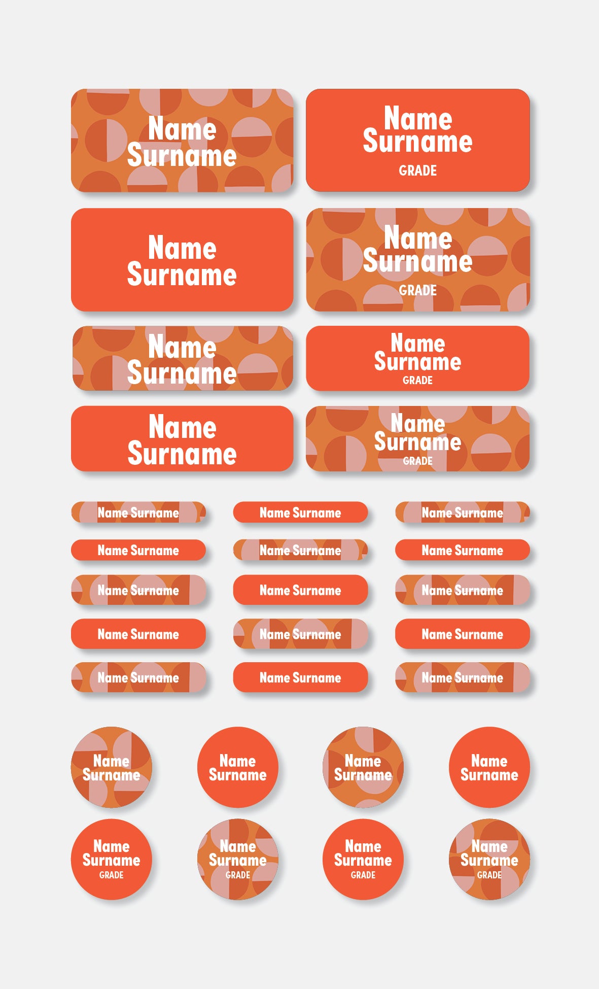 School Labels Classic Pack | Polka Pop - Studio Era