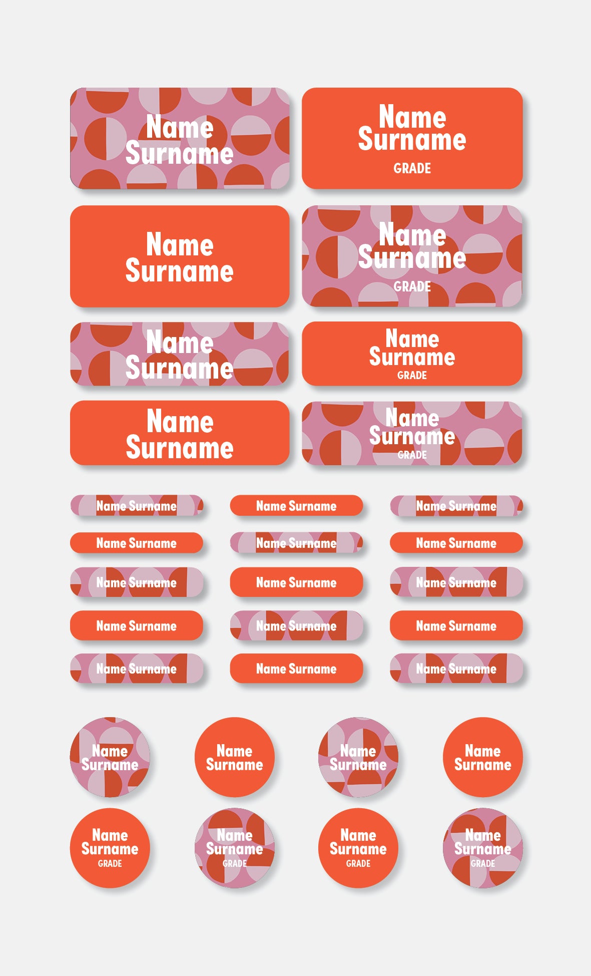 School Labels Classic Pack | Polka Pop - Studio Era