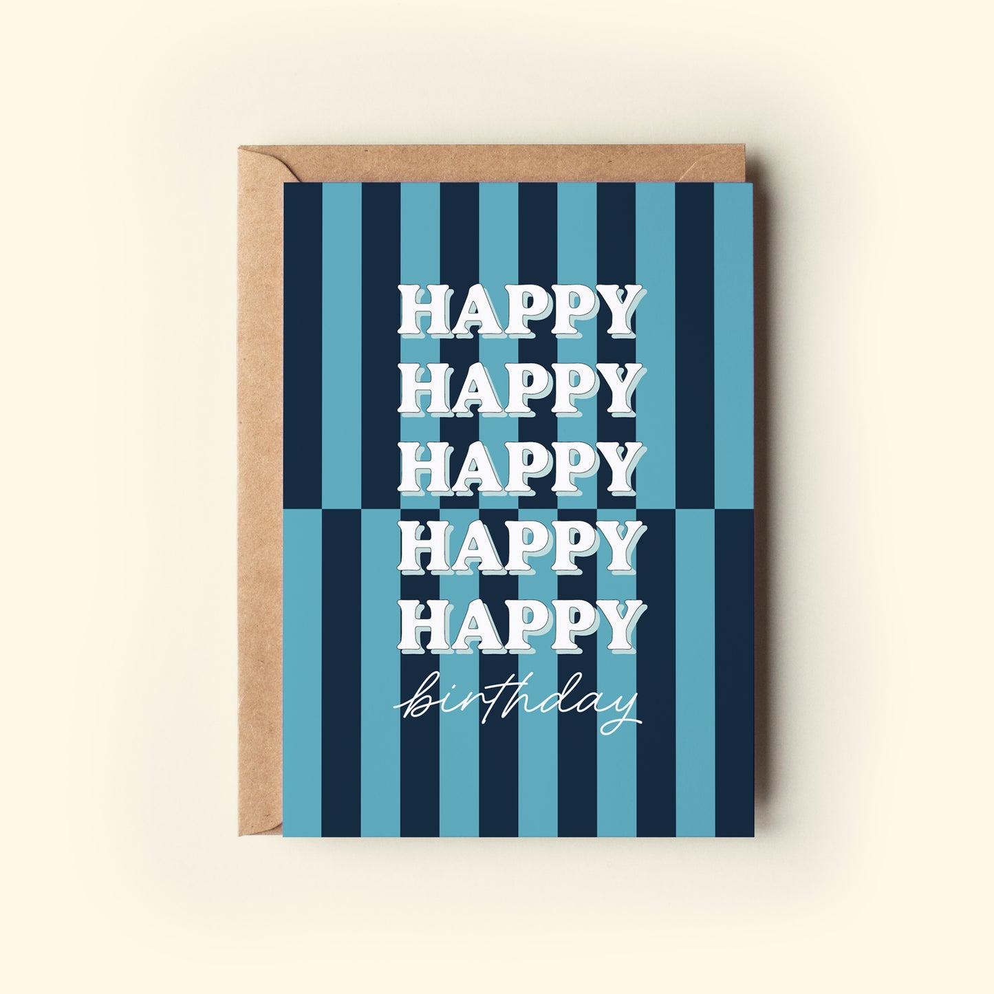 Birthday Stripes | Blue