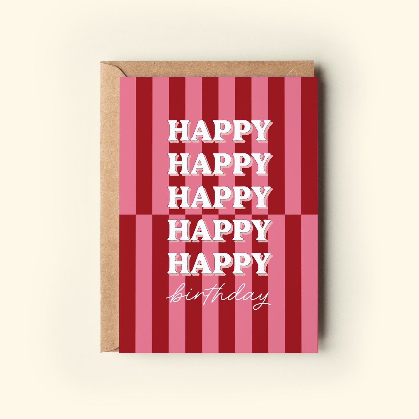 Birthday Stripes | Pink