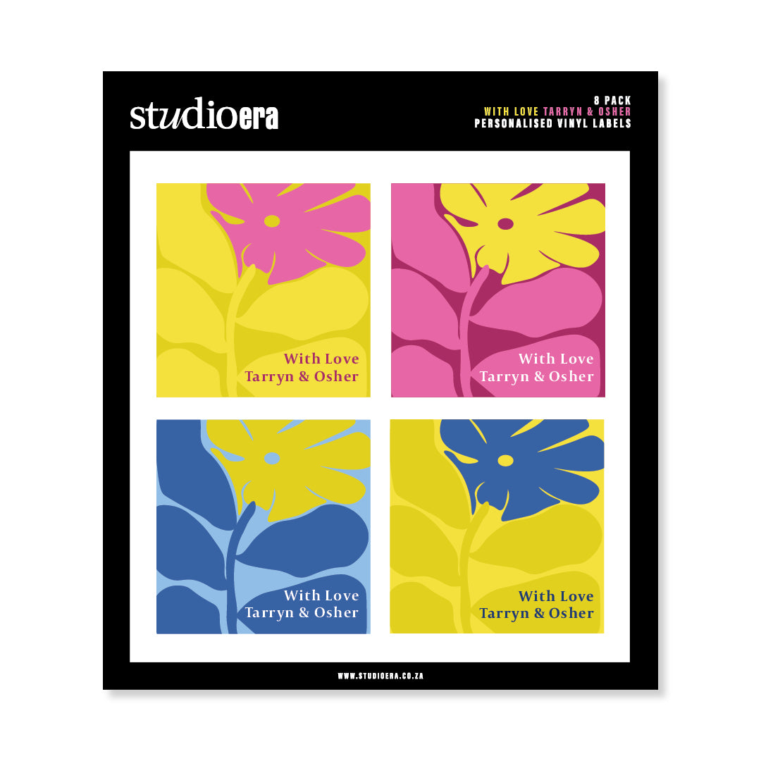 Personalised With Love Gifting Stickers | Botanical Bliss Collection - Studio Era