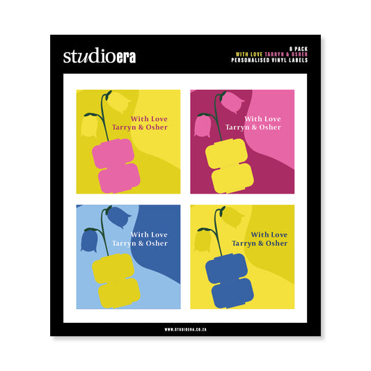 Personalised With Love Gifting Stickers | Botanical Bliss Collection - Studio Era