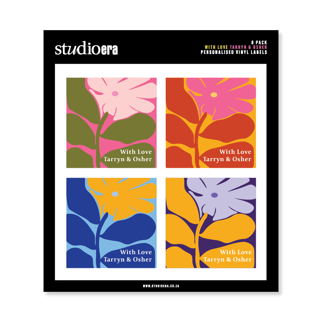 Personalised With Love Gifting Stickers | Botanical Bliss Collection - Studio Era