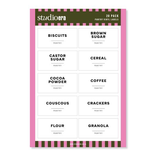 Simple Pantry Labels | 20 Pack