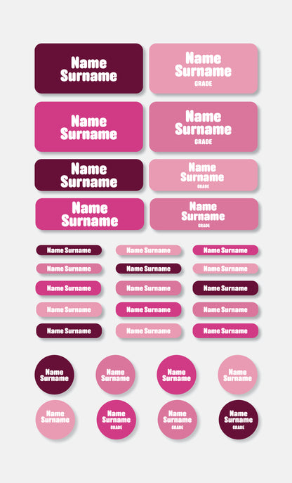 School Labels Essential Pack | Colour Pop - Studio Era