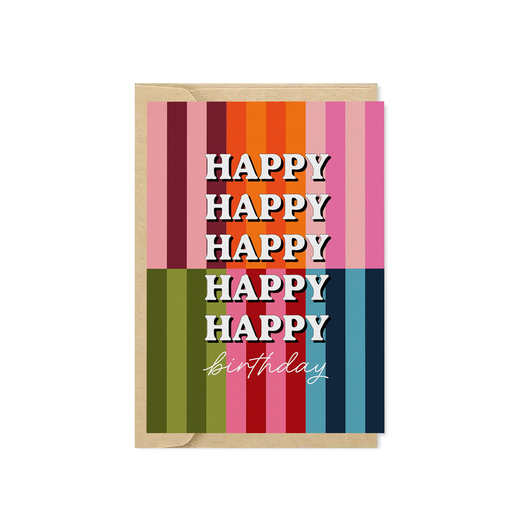 Mini Birthday Stripes
