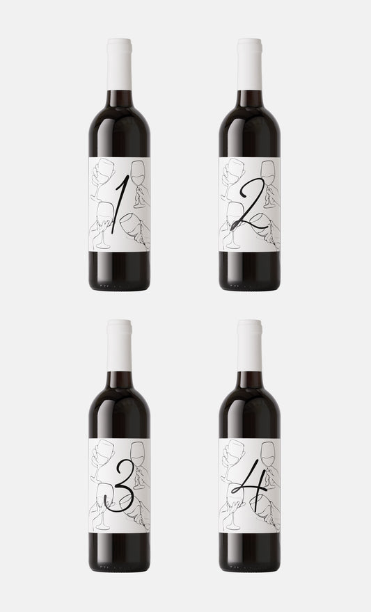 Pesach Wine Labels | 4 Wines Collection - Studio Era