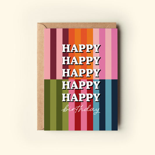 Birthday Stripes | Multicolour