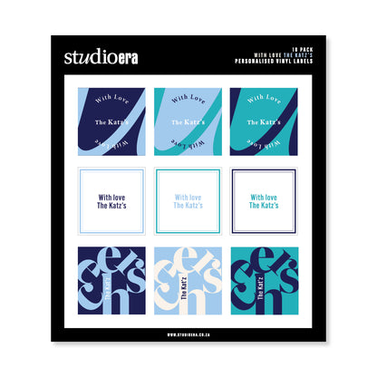Personalised With Love Gifting Stickers | Cheers Collection - Studio Era