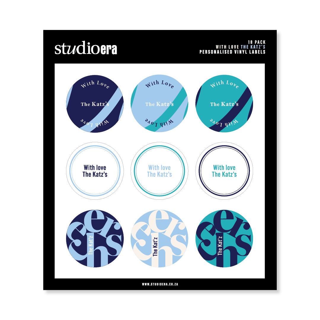 Personalised With Love Gifting Stickers | Cheers Collection - Studio Era