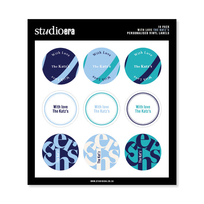 Personalised With Love Gifting Stickers | Cheers Collection - Studio Era