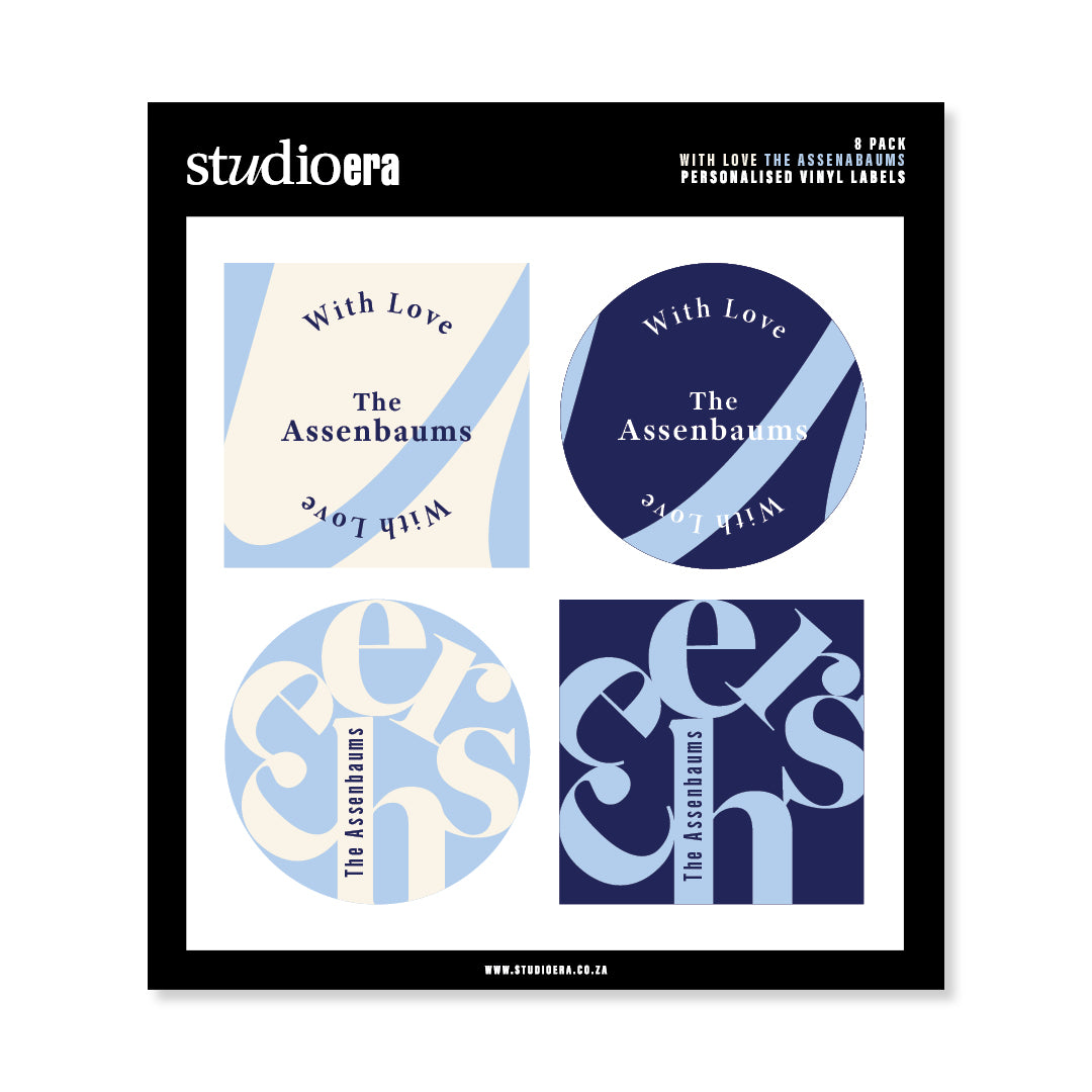 Personalised With Love Gifting Stickers | Cheers Collection - Studio Era