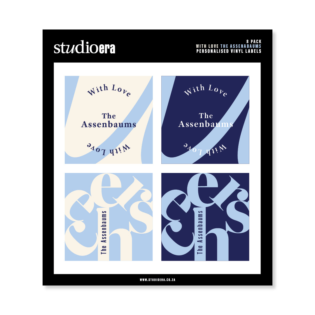 Personalised With Love Gifting Stickers | Cheers Collection - Studio Era