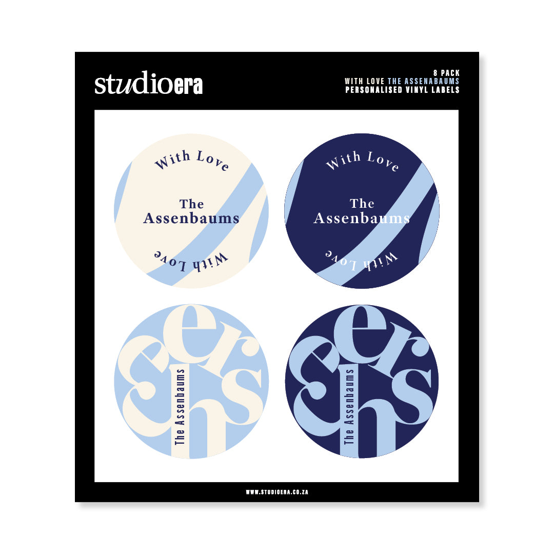 Personalised With Love Gifting Stickers | Cheers Collection - Studio Era