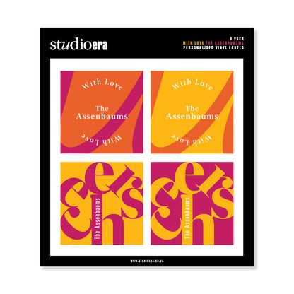 Personalised With Love Gifting Stickers | Cheers Collection - Studio Era