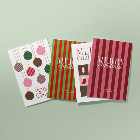 Christmas Cards - Pack of 4 (Bundle 1)