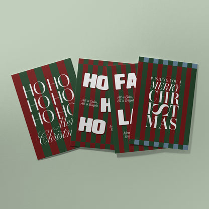 Christmas Cards - Pack of 4 (Bundle 3)