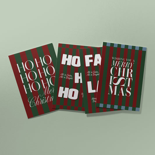 Christmas Cards - Pack of 4 (Bundle 3)