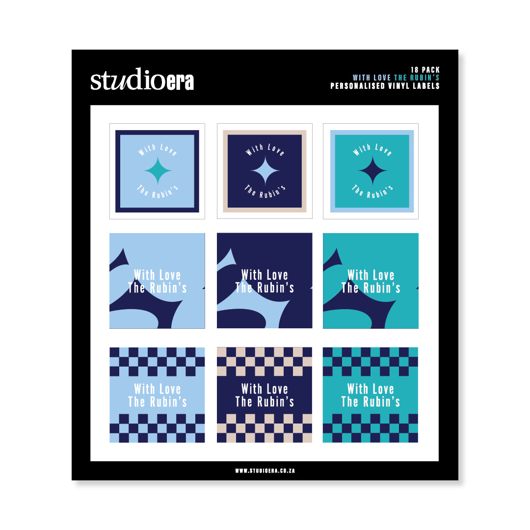 Personalised With Love Gifting Stickers | Classic Collection - Studio Era