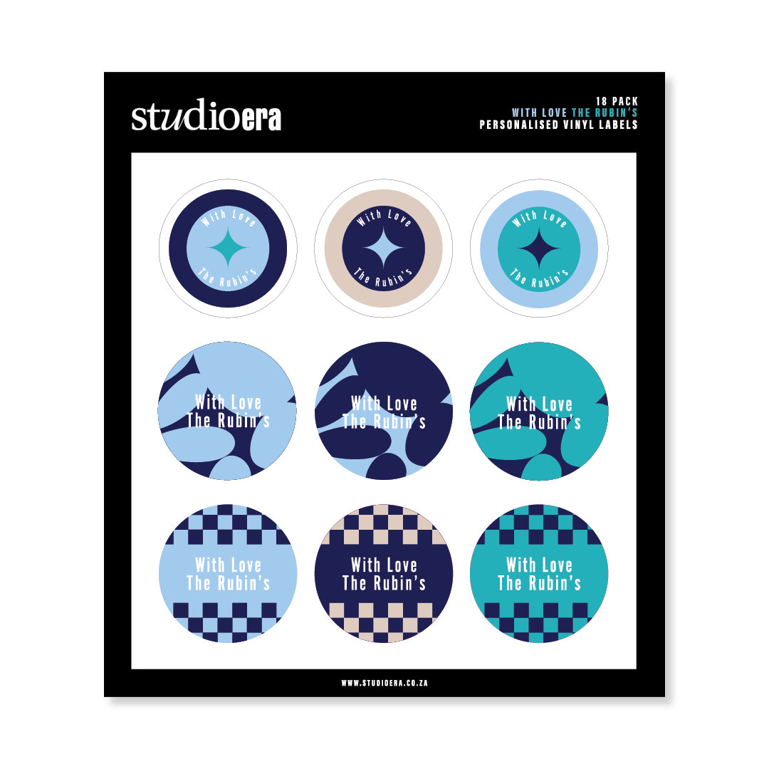Personalised With Love Gifting Stickers | Classic Collection - Studio Era