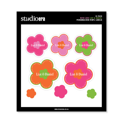 Personalised With Love Gifting Stickers | Daisy Collection - Studio Era