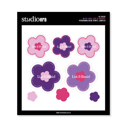Personalised With Love Gifting Stickers | Daisy Collection - Studio Era