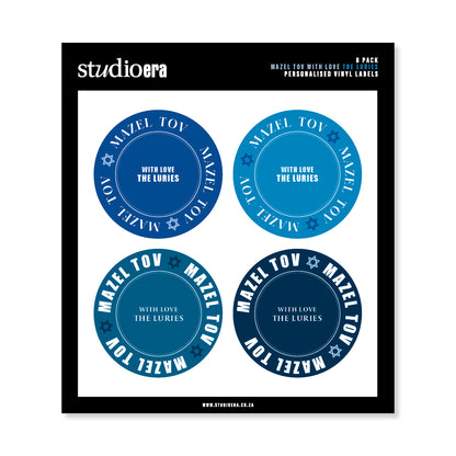 Personalised Mazel Tov Gifting Stickers | Moments Collection - Studio Era