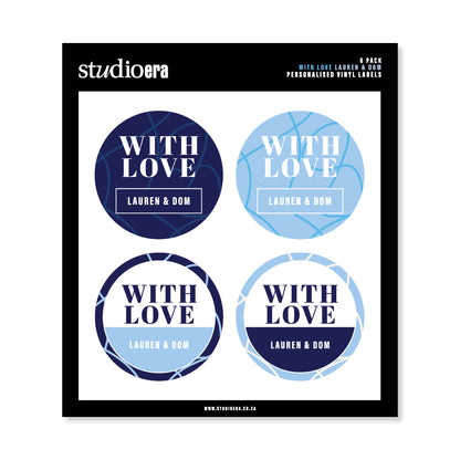 Personalised With Love Gifting Stickers | Swirl Collection - Studio Era